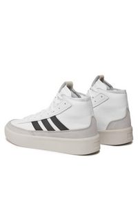 Adidas - adidas Sneakersy Znsored Hi IE7777 Biały. Kolor: biały. Materiał: skóra #6