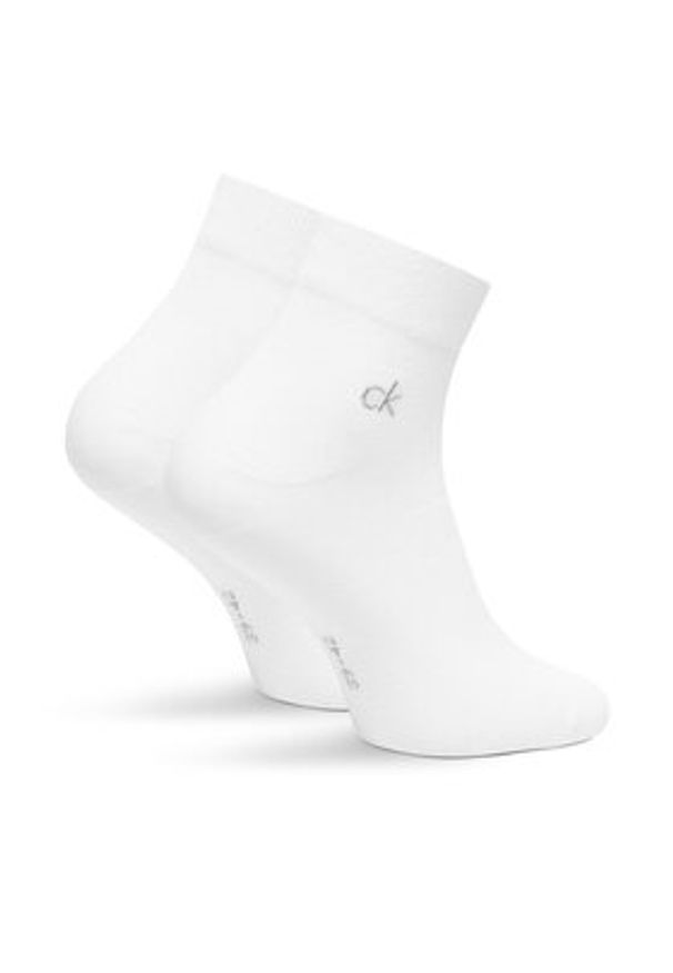 Calvin Klein Skarpety krótkie 701234209 Biały. Kolor: biały. Materiał: bawełna