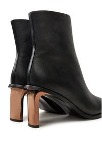 Calvin Klein Botki Ankle Boot 70 Lth HW0HW02092 Czarny. Kolor: czarny. Materiał: skóra