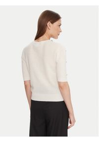 KAOS Sweter RI1KT021 Écru Regular Fit. Materiał: wełna #4