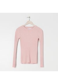 Sinsay - Sweter - Różowy. Kolor: różowy #1