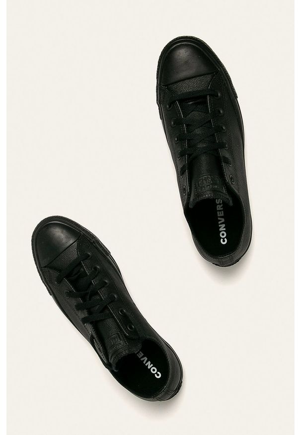 Converse - Tenisówki. Nosek buta: okrągły. Zapięcie: sznurówki. Kolor: czarny. Materiał: guma