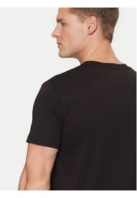 Versace Jeans Couture T-Shirt 78GAHT05 Czarny Regular Fit. Kolor: czarny. Materiał: bawełna #3