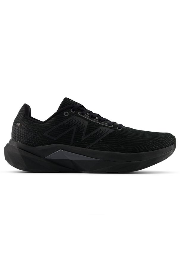 Buty męskie New Balance FuelCell Propel v5 MFCPRLK5 – czarne. Okazja: na co dzień. Kolor: czarny. Materiał: materiał, guma, syntetyk. Szerokość cholewki: normalna. Sport: bieganie, fitness