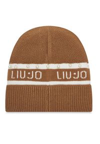 Liu Jo Czapka TF5239 MA92F Beżowy. Kolor: beżowy. Materiał: wiskoza, materiał