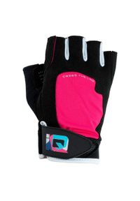 IQ - Męskie Rękawiczki Bez Palców Z Logo Mill II. Kolor: różowy, biały, czarny, wielokolorowy