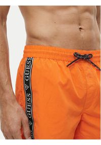 Guess Szorty kąpielowe F6GT00 WN162 Pomarańczowy Regular Fit. Kolor: pomarańczowy. Materiał: syntetyk #3