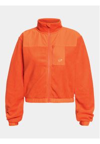 Roxy Polar Wow Zip Up Jkt Plfl ERJPF03141 Pomarańczowy Regular Fit. Kolor: pomarańczowy. Materiał: syntetyk #5