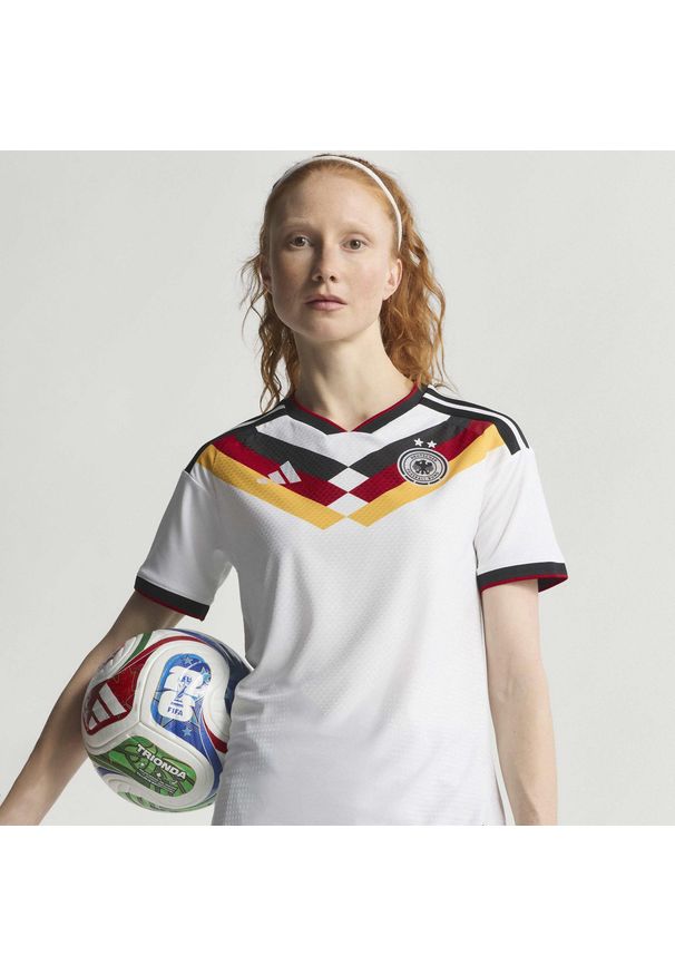 Adidas - Koszulka Germany 26 Home Authentic Women's Team. Kolor: biały. Technologia: ClimaCool (Adidas). Sport: piłka nożna