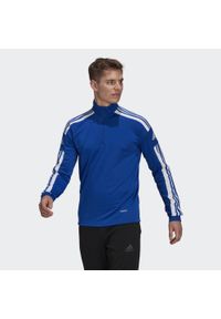 Adidas - Bluza piłkarska męska adidas Squadra 21 Training Top. Kolor: biały, wielokolorowy, niebieski. Sport: piłka nożna