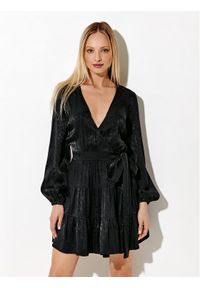 Sukienka koktajlowa Rage Age. Kolor: czarny. Materiał: wiskoza. Styl: wizytowy #1