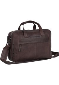 Molton Brown - The Chesterfield Brand Ryan computer bag for 17" laptop, brown