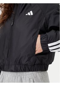 Adidas - adidas Kurtka bomber Essentials 3-Stripes JD1296 Czarny Loose Fit. Kolor: czarny. Materiał: syntetyk