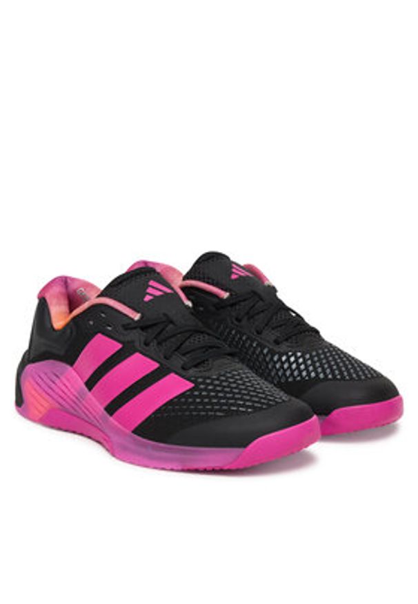 Adidas - adidas Buty na siłownię Dropset 4 JR4664 Czarny. Kolor: czarny. Materiał: materiał. Sport: fitness