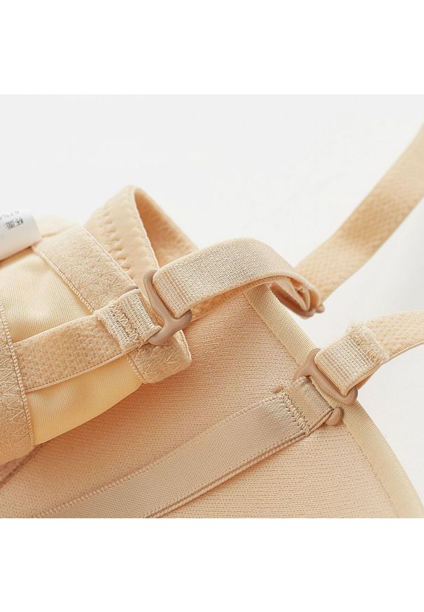 Intica - Biustonosz balkonetka gładki niewidoczny pod ubraniem Cymbre. Kolor: biały. Materiał: skóra. Wzór: gładki