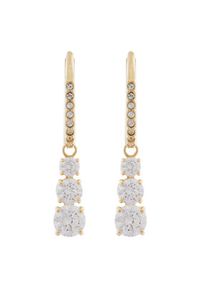 Swarovski Kolczyki kreole Stilla Attract 5723300 Złoty. Materiał: metalowe. Kolor: złoty