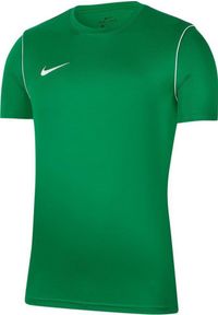 Koszulka piłkarska chłopięca Nike JR Park 20. Kolor: zielony. Długość rękawa: krótki rękaw. Długość: krótkie. Sport: piłka nożna