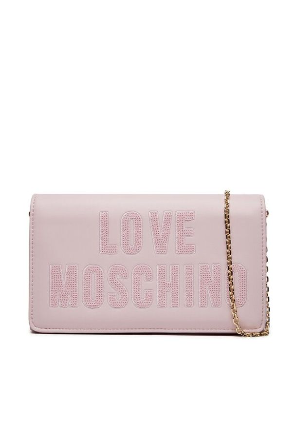 Love Moschino - LOVE MOSCHINO Torebka JC4293PP0IKK160A Różowy. Kolor: różowy. Materiał: skórzane