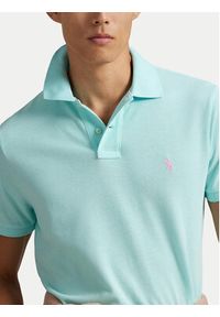 Polo Ralph Lauren Polo 710536856500 Turkusowy Slim Fit. Typ kołnierza: polo. Kolor: turkusowy. Materiał: bawełna #3
