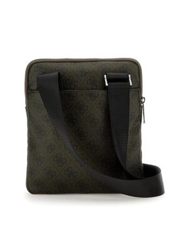 Guess Saszetka Vezzola Smart Mini Bags HMEVZL P2223 Khaki. Kolor: brązowy. Materiał: skóra