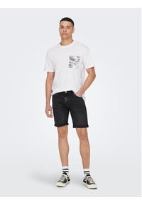 Only & Sons T-Shirt 22025286 Biały Regular Fit. Kolor: biały. Materiał: bawełna #2