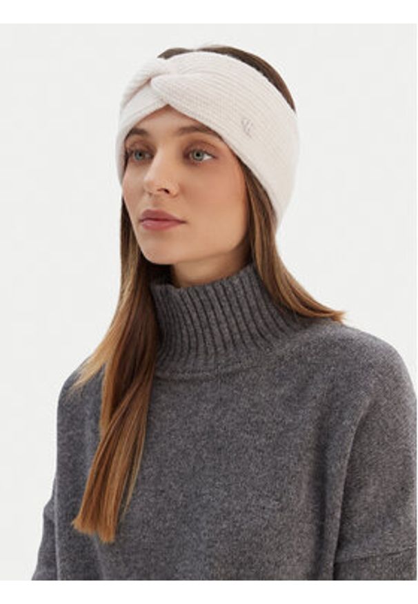 Calvin Klein Opaska materiałowa LV04F8039G Różowy. Kolor: różowy. Materiał: wełna