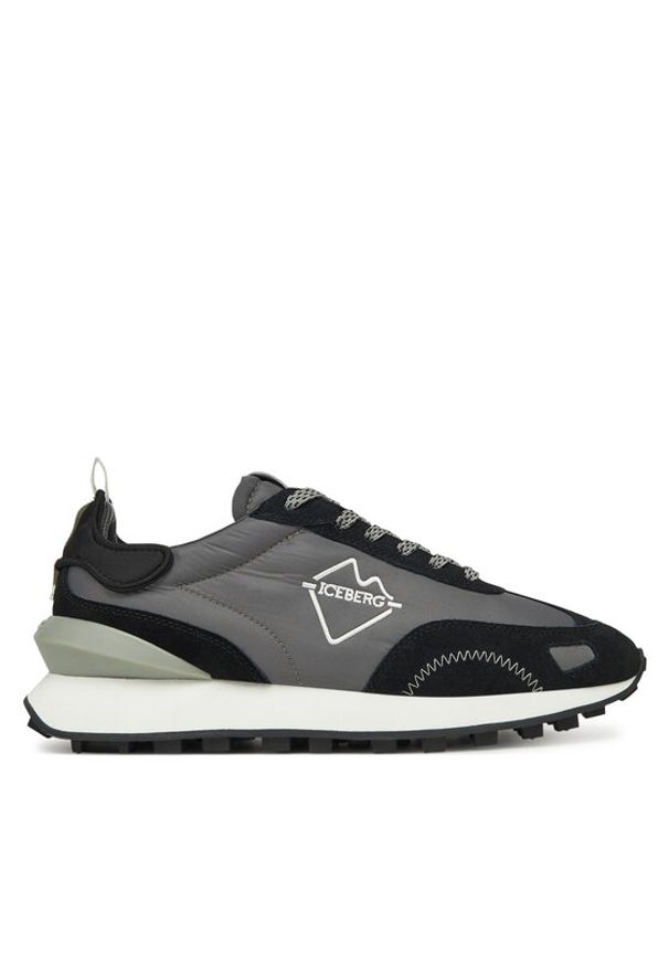 Iceberg Sneakersy IU175702 Szary. Kolor: szary. Materiał: skóra