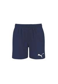 Kąpielówki męskie Puma Mid Shorts. Kolor: niebieski. Materiał: poliester #1