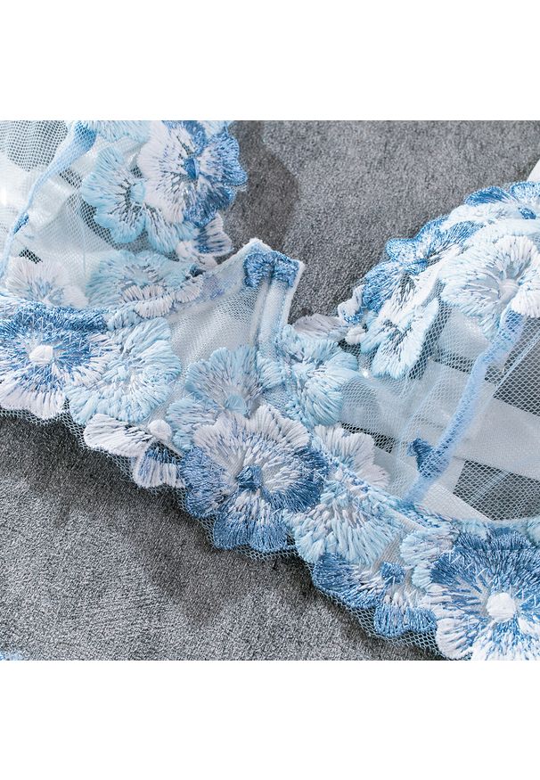 Intica - Bielizna damska haftowana elegancka na specjalne okazje Tarah. Kolor: wielokolorowy. Materiał: materiał. Wzór: haft