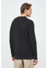 Calvin Klein Jeans sweter bawełniany męski kolor czarny lekki. Kolor: czarny. Materiał: bawełna. Długość rękawa: długi rękaw. Długość: długie #6