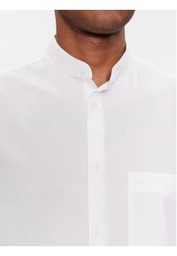 Calvin Klein Koszula Modern K10K111736 Biały Slim Fit. Kolor: biały. Materiał: bawełna #3