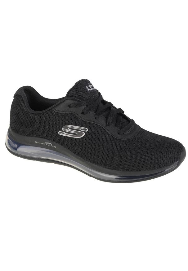 skechers - Buty sportowe Sneakersy damskie, Skechers Skech-Air Element 2.0. Zapięcie: sznurówki. Kolor: czarny. Materiał: syntetyk, tkanina, materiał. Szerokość cholewki: normalna. Sport: turystyka piesza