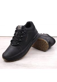 Skórzane buty męskie sneakersy czarne Cruiser Bustagrip. Kolor: czarny. Materiał: skóra #8
