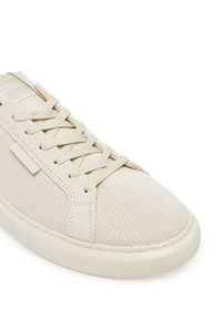 TOMMY HILFIGER - Tommy Hilfiger Sneakersy Light Cupsole Knit Seasonal FM0FM05403 Beżowy. Kolor: beżowy. Materiał: materiał #3