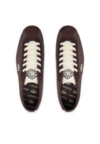 Lacoste Sneakersy Club Low 51SMA0036 Brązowy. Kolor: brązowy. Materiał: materiał #3
