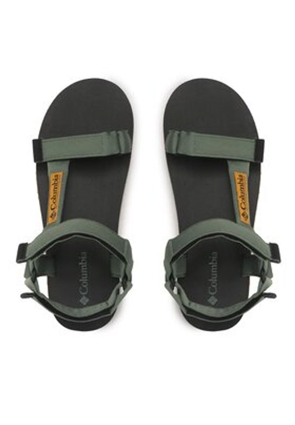 columbia - Columbia Sandały Breaksider Sandal BM0486 Zielony. Kolor: zielony. Materiał: materiał