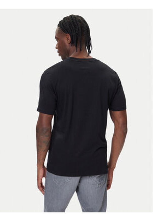 Hugo - HUGO T-Shirt Didug 50548557 Czarny Regular Fit. Kolor: czarny. Materiał: bawełna