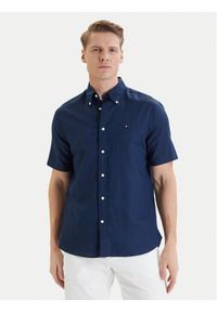 TOMMY HILFIGER - Tommy Hilfiger Koszula MW0MW42450 Granatowy Regular Fit. Kolor: niebieski. Materiał: bawełna #1