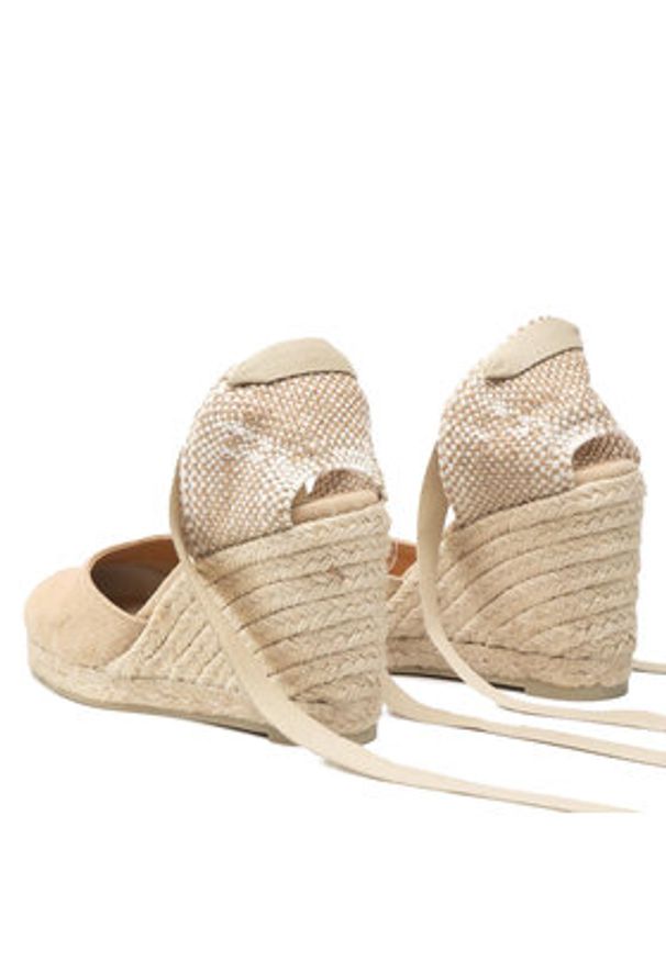 Castañer Espadryle Carina/8/002 021642-2017 Beżowy. Kolor: beżowy. Materiał: materiał