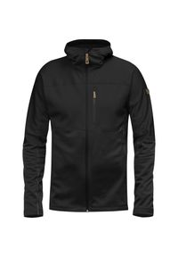 Fjällräven - Bluza trekkingowa męska Fjallraven Abisko Trail Fleece. Kolor: czarny. Materiał: polar. Sport: turystyka piesza
