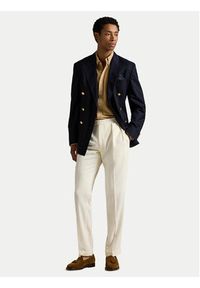 Polo Ralph Lauren Koszula 710654408115 Beżowy Regular Fit. Typ kołnierza: polo. Kolor: beżowy. Materiał: bawełna #4