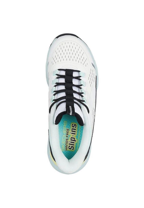 skechers - Adidasy Skechers Glide-step - Vista, Dzieci. Okazja: na uczelnię. Kolor: biały. Materiał: materiał. Model: Skechers Sport. Sport: joga i pilates