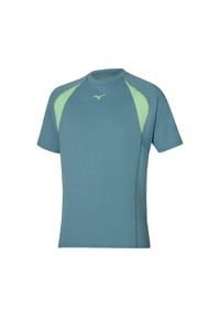T-shirt Mizuno Athletics Oversize Tee. Kolor: zielony #1