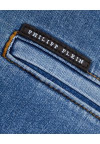 Philipp Plein - PHILIPP PLEIN - Jeansy z wysokim stanem ICONIC. Stan: podwyższony. Kolor: niebieski