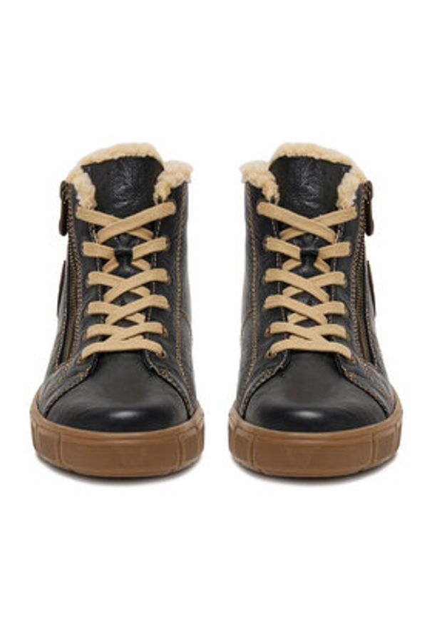 Remonte Trzewiki CEO-D1T72-03 Czarny. Kolor: czarny. Materiał: skóra