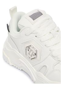 Philipp Plein - PHILIPP PLEIN Sneakersy New Predator FAES USC0837 PTE003N Biały. Kolor: biały. Materiał: skóra #5
