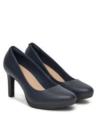 Clarks Czółenka Ambyr Joy 261626674 Granatowy. Kolor: niebieski. Materiał: skóra #2