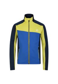 DARE 2B - Dziecięca Bluza Z Suwakiem Emergent. Kolor: niebieski, żółty, wielokolorowy. Sezon: zima. Sport: turystyka piesza