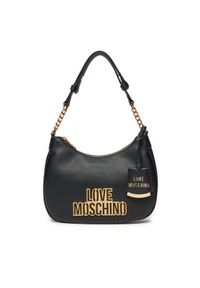 Love Moschino - LOVE MOSCHINO Torebka JC4335PP0LKO0000 Czarny. Kolor: czarny. Materiał: skórzane