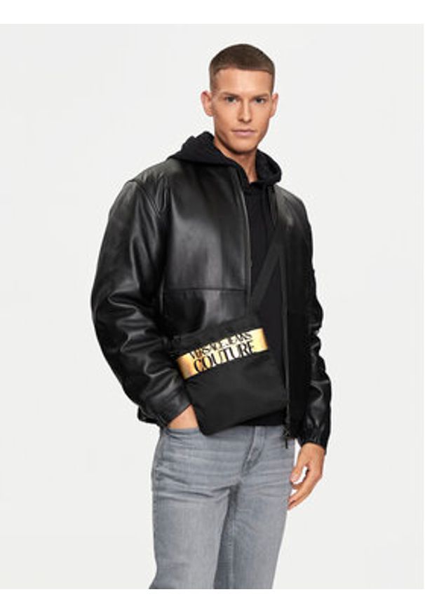 Versace Jeans Couture Saszetka 75YA4B96 Czarny. Kolor: czarny. Materiał: materiał